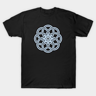 Abstract flower lines artwork T-Shirt